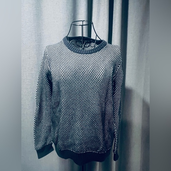 French Connection Monochrome Patterned Sweater - Picture 1 of 3